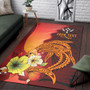 Kosrae Custom Personalised Area Rugs - Tribal Tuna Fish Polynesian 3