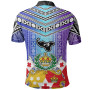 Tonga Polo Shirt - Tonga Coat Of Arms Colorful Style 2
