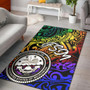 Federated States of Micronesia Area Rug - Rainbow Polynesian Pattern Polynesian 1