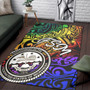 Federated States of Micronesia Area Rug - Rainbow Polynesian Pattern Polynesian 4