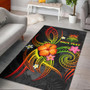 Tuvalu Polynesian Personalised Area Rug - Legend of Tuvalu (Reggae) Polynesian 1