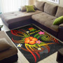 Tuvalu Polynesian Personalised Area Rug - Legend of Tuvalu (Reggae) Polynesian 2