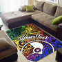 Yap Custom Personalised Area Rug - Rainbow Polynesian Pattern Polynesian 6