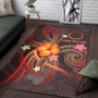 Cook Islands Polynesian Area Rug - Legend of Cook Islands (Red) Polynesian 4