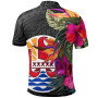 Tahiti Polo Shirt - Hibiscus Polynesian Pattern 2