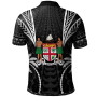 Fiji Polo Shirt - Blood Runs Through My Veins Style Black 2