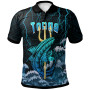 Tonga Polo Shirt - Trident Thunder Shark 1