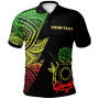 Cook Islands Custom Personalized Polo Shirt - Flash Style Reggae 1