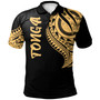 Tonga Polo Shirt - Tonga Tatau Gold Patterns