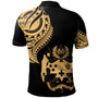 Tonga Polo Shirt - Tonga Tatau Gold Patterns