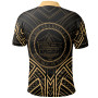 Palau Polo Shirt - Palau Seal Gold Tribal Patterns 2