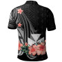 Wallis and Futuna Polo Shirt - Polynesian Hibiscus Pattern Style 2