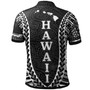 Hawaii Polo Shirt - Polynesian Patterns And Map