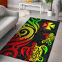 Wallis and Futuna Area Rug - Reggae Tentacle Turtle Polynesian 1