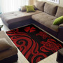 Wallis and Futuna Area Rug - Red Tentacle Turtle Polynesian 2