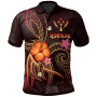 Kosrae Polynesian Polo Shirt - Legend of Kosrae (Red) 1