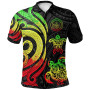 Palau Polo Shirt - Reggae Tentacle Turtle 1