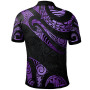 Kosrae Polynesian Polo Shirt - Poly Tattoo Purple Version 2