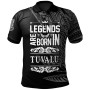 Tuvalu Polo Shirt - Legends Are Born In White Color 1