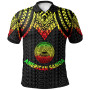 American Samoa Polo Shirt - Polynesian Armor Style Reagge 1