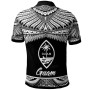 Guam Polynesian Custom Personalised Polo Shirt - Poly Tattoo White Version 2