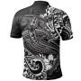 Polynesian Polo Shirt - White Shark Polynesian Tattoo 2