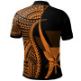 Hawaii Custom Personalised Polo Shirt Orange - Polynesian Tentacle Tribal Pattern 2