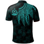 Vanuatu Personalised Polo - Polynesian Wings (Turquoise) 2