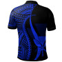 Hawaii Custom Personalised Polo Shirt Blue - Polynesian Tentacle Tribal Pattern 2