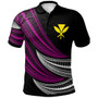 Hawaii Custom Personalised Polo Shirt -  Wave Pattern Alternating