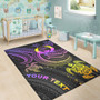 Pohnpei Custom Personalised Area Rug - Pink Turtle Polynesian 5