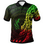 Yap Polo Shirt - Polynesian Pattern Style Reggae Color