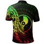 Yap Polo Shirt - Polynesian Pattern Style Reggae Color