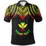 Hawaii Custom Personalised Polo Shirt - Polynesian Armor Style Reagge 1