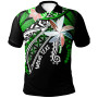 Polynesian Custom Personalised Polo Shirt - Fanciful Forest Green Color 1