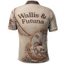 Wallis and Futuna Polo Shirt - Hibiscus Flowers Vintage Style 2