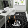 Vanuatu Personalised Area Rug - Vanuatu Seal With Polynesian Tattoo Style Polynesian 5