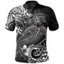 Hawaii Polynesian Polo Shirt - Kanaka Maoli White Shark Polynesian Tattoo 1