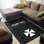 Wallis and Futuna Personalised Area Rug - Wallis and Futuna Seal With Polynesian Tattoo Style Polynesian 2