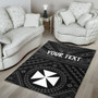 Wallis and Futuna Personalised Area Rug - Wallis and Futuna Seal With Polynesian Tattoo Style Polynesian 4