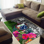 Samoa Area Rug - Turtle Plumeria Banana Leaf Polynesian 2