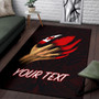 Tonga Personalised Area Rug - Tonga In Me (Red) Polynesian 3