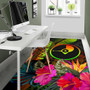 YAP Polynesian Personalised Area Rug - Hibiscus and Banana Leaves Polynesian 5