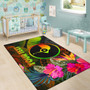 YAP Polynesian Personalised Area Rug - Hibiscus and Banana Leaves Polynesian 6