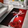 Wallis and Futuna Polynesian Custom Personalised Area Rug - Coat Of Arm With Hibiscus Polynesian 1