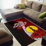 New Caledonia Polynesian Area Rug - Coat Of Arm With Hibiscus Polynesian 2