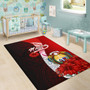 Nauru Polynesian Area Rug - Coat Of Arm With Hibiscus Polynesian 6