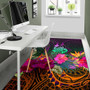 New Caledonia Polynesian Area Rug - Summer Hibiscus Polynesian 5