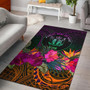 Niue Polynesian Area Rug - Summer Hibiscus Polynesian 1