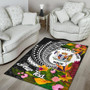 Niue Area Rug - Custom Personalised Seal Spiral Polynesian Patterns Polynesian 4